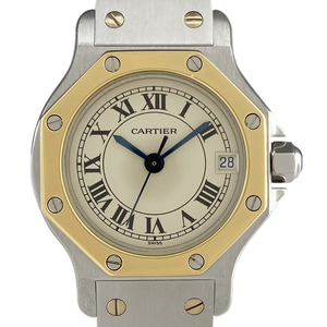  Cartier CARTIER солнечный tos ok tagonSM W2001683 наручные часы SS YG кварц слоновая кость женский [ б/у ]