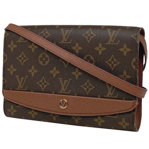 【ジャンク品】ルイ・ヴィトン Louis Vuitton ボルドー 24 クラッチバッグ 2WAY ショルダー モノグラム ブラウン M51798 レディース 中古