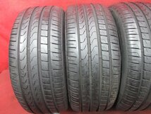 タイヤ 4本 225/45R17 ピレリ PIRELLI CINTURATO P7 (MO) バリ バリ山 溝アリ 送料無料★14850T_画像2