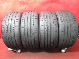 タイヤ 4本 245/35ZR20 MINERVA RADIAL F205 245/35R20 2023年 バリ山 溝アリ 送料無料★14976T