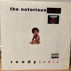 シュリンク付　LP ノトーリアス・B.I.G. Ready To Die 1994年・78612-73000-1