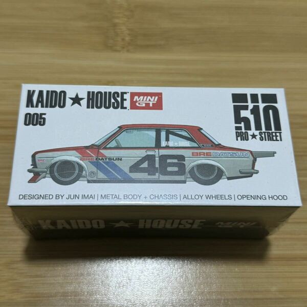 Mini GT 1/64 KAIDO HOUSE 005 ダットサン 510 プロストリート BREカラー V1