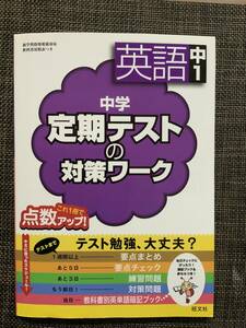 中学定期テストの対策ワーク　英語中１