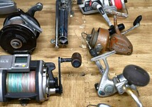 NY5-139【現状品】リール25点以上まとめ　リール　SHIMANO　RYOBI　Daiwa　OLYMPIC 他　釣具　竿受け　フィッシング　中古品　保管品_画像7