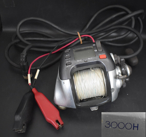 W5-71 【通電OK】 SHIMANO シマノ 3000H 電動丸 電動リール 船用 釣具 フィッシング リール 現状品