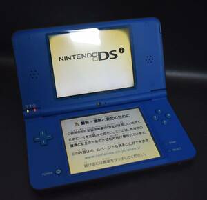 W5-88 [ рабочий товар ] Nintendo DS i LL корпус голубой стилус имеется nintendo игра игра машина первый период . завершено текущее состояние товар 