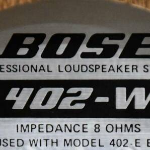 EY5-26 現状品 音出確認済 BOSE ボーズ スピーカー ペア 402-W | 壁取付器具付き オーディオ機器 音響機器 保管品の画像10