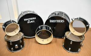 EY5-60 現状品 BROTHERS ブラザーズ ドラム 7点セット TRAINER | 楽器 器材 打楽器 音楽 保管品 | 新潟市西区直接可