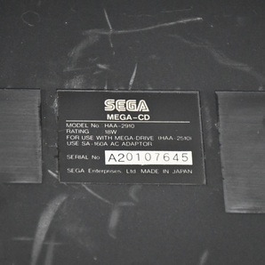 NY5-3【ジャンク品】SEGA MEGA-CD HAA-2910 セガ メガCD メガドライブ周辺機器 CD-ROMプレーヤー 動作未確認 中古品 保管品の画像6