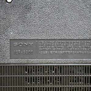 NY5-57【ジャンク品】SONY FM/AM 5バンドレシーバー ICF-5800 ラジオ ソニー レシーバー 通電確認済 中古品 保管品の画像7