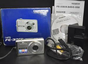 W5-78 [ with defect ]OLYMPUS Olympus CAMEDIAkya media FE-330 compact digital camera digital camera present condition goods 