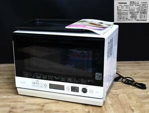 OY5-60[ present condition goods ] electrification has confirmed lTOSHIBA Toshiba microwave oven microwave oven ER-SD70(W) 18 year made l stone kiln dome 26L angle plate instructions attaching l long-term keeping goods 