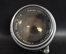 W5-46 【簡易動作確認済み】 CANON キャノン L3 レンジファインダー カメラ CANON LENS 50mm f:1.8 レンズ 現状品_画像10