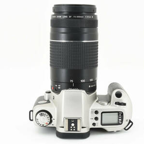 Canon キャノン EOS Kiss + ZOOM LENS EF 75-300mm f/4-5.6 III 一眼レフフィルムカメラ 2097073Aの画像4