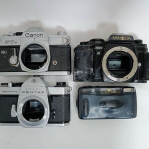 ジャンクまとめ売り Canon Pentax含むフィルムカメラ Canon FD 50mm 1.4含むレンズ Nikonストロボ含む 計9個 動作未確認 同梱不可 RJ32の画像7