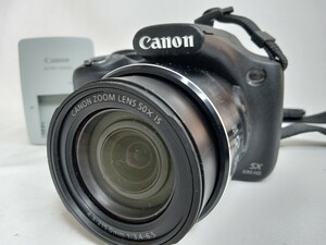 CANON キャノン Powershot SX 530 HS 4.3-215.0mm 1:3.4-6.5 コンパクトデジタルカメラ ブラック　千18