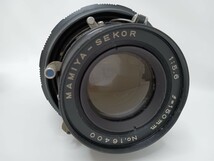 MAMIYA UNIVERSAL PRESS + 75mm F5.6 + 150mm F5.6 マミヤ ユニバーサルプレス 中判 カメラ シャッターOK 千10_画像8