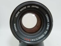 Canon キャノン AE-1 + FD 50mm F1.4 S.S.C. MF一眼レフ フイルムカメラ　千33_画像8