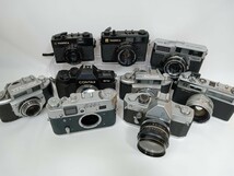 フィルムカメラ MFレンズ まとめ売り PETRI V6, CONTAX, FED4含む 計9台 動作未確認 同梱不可 千J35_画像1