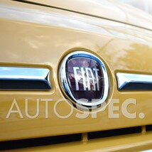 FIAT 500 前期　エンブレム プロテクション フィルム　スモーク　1台分　フィアット　パンダ　シリーズ3　全国一律送料　パーツ　STEK_画像2