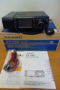 送料無料 美品 八重洲無線 FT-710M Aess YAESU 50W HF/50MHz オールモード おまけ付き