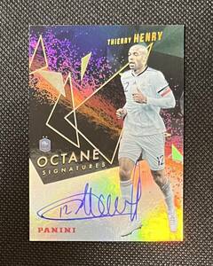 ★On Card Auto★Thierry Henry 2021 Panini Immaculate Octane Signatures France サイン完璧