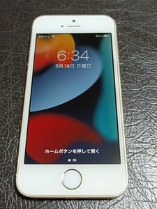 【送料無料】iPhone SE 16GB simフリー 第1世代 ゴールド MLXM2J/A バッテリー95% apple docomo