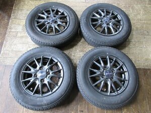 新品タイヤ　ヨコハマ　VAN　356　145/80R12　中古アルミ　VERVA　4Jx12　エブリー　ハイゼット　軽トラック　スズキ　ダイハツ