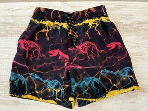 [ free shipping ]: unused NEXT dinosaur pattern. sea water pants for boy 7 -years old approximately 120cm