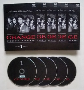 ■CHANGE チェンジ　全5巻　レンタル版DVD　木村拓哉/深津絵里/寺尾聰