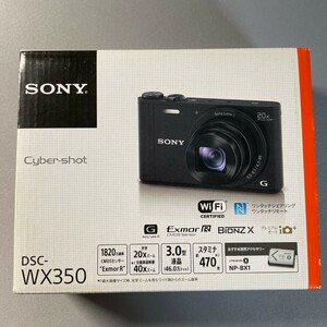 Sony ソニー デジカメ サイバーショット DSC-WX350 黒 ブラック 未使用 新品 未記入メーカー保証書 付き