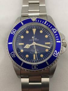 OH settled * present condition goods |TUDOR Tudor | Submarine submariner small rose sub Ref.7928 T Mark army for blue face small rose sub non Date 