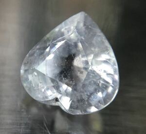 非加熱 天然ホワイトサファイア 1.87 Ct カラット ハート型