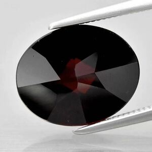 非加熱 天然アルマンディンガーネット 3.37 Ct カラット