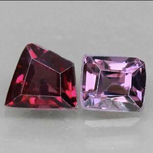 非加熱 VVS 天然スピネル 4.1-6.0mm x 2個 1.14 Ct カラット