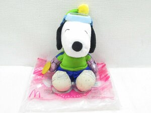 ★【直接引取不可/未使用】 スヌーピー SNOOPY ぬいぐるみ スノーボーダー スノボ マクドナルド 限定 2000 人形