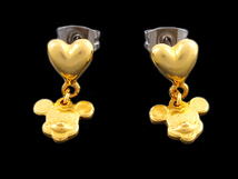 富士屋 ◆ 値下げ品◆ディズニー Disney ミッキーマウス ピアス メタル スタッド型_画像4