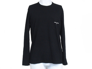 富士屋 ◆ コムデギャルソン COMME des GARCONS ロングTシャツ サイズM HB-T010 綿100％ 黒 メンズ