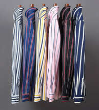 CS-2002-1(実寸43 XL-2XL度 )新品 春夏 完売■北欧 長袖シャツ メンズ ノーアイロン 形態安定 ビジネス ワイシャツ シルクのような質感_画像3
