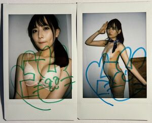  small . Akira pear start .. ...DVD photographing site Cheki with autograph 2 sheets set 