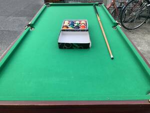 6 feet folding type billiard table secondhand goods receipt welcome 