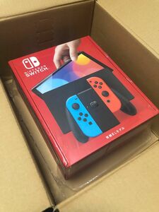 新品 未開封 Nintendo Switch 有機ELモデル ネオンレッド ネオンブルー