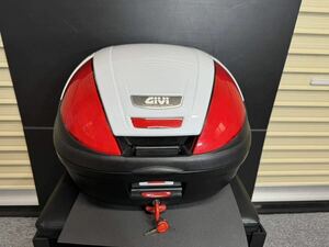 GIVI モノロックケース E370N backrestincluded Pearlホワイト