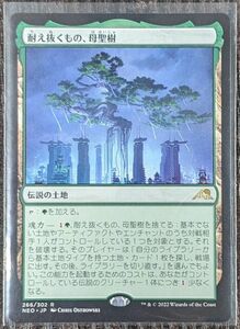 MTG 耐え抜くもの、母聖樹 266/302 R NEO・JP 