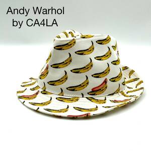 ☆美品☆ Andy Warhol by CA4LA カシラ アンディーウォーホル ハット バナナ柄
