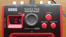 【難あり】KORG コルグ ダイナミックエフェクトプロセッサー カオスパッド ミニ KAOSS PAD MINI MINI-KP_画像2