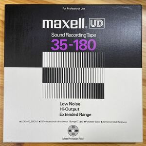 *[ unused goods / open reel tape ]mak cell MAXELL UD 35-180 LOTS NO. D29206