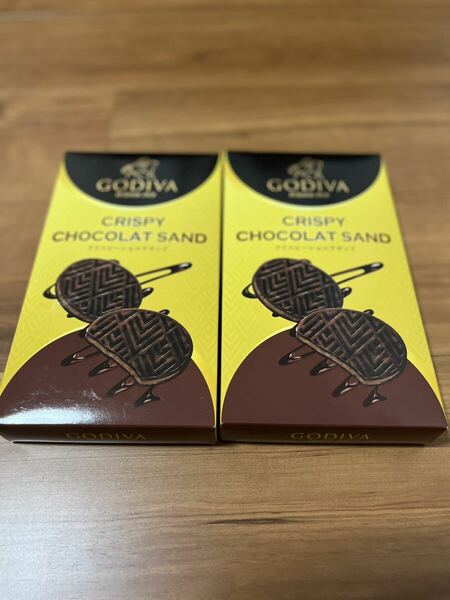 新品未開封　GODIVA ゴディバ クリスピーショコラサンド 6枚 関西限定　2箱セット