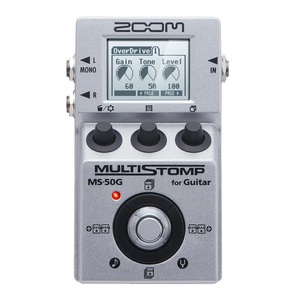 店頭展示新品 ZOOM MS-50G ズーム ギター用 マルチエフェクト アンプモデル ステレオ出力 電池駆動