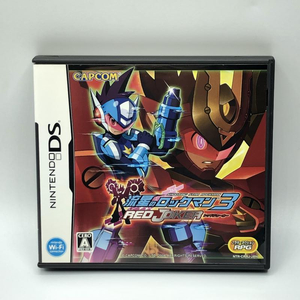 動作品 NDS 流星のロックマン3 レッドジョーカー Shooting Star Rockman 3 RED JOKER カプコン CAPCOM Nintendo 箱・説付 レア